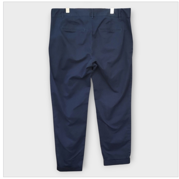 NWT Banana Republic Navy Roll-Up City Chino ~sz 4 - Picture 5 of 6